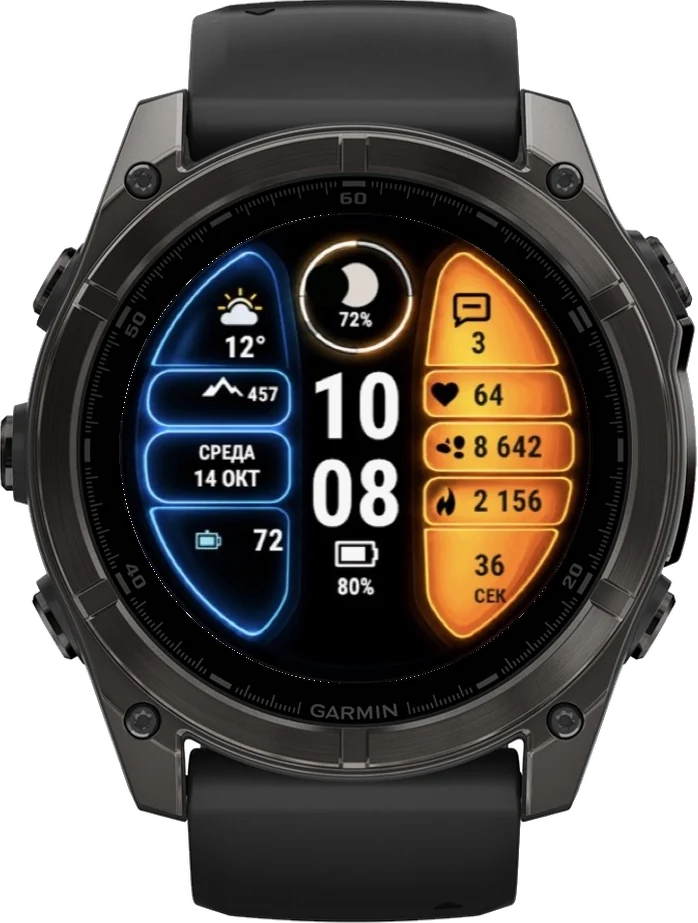 Циферблат СПЛИТ на Garmin fēnix 8 47/51mm