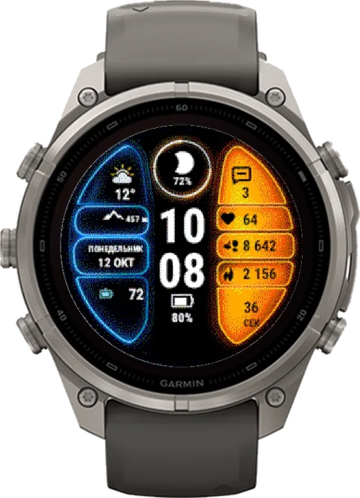 СПЛИТ на fēnix 9 Pro Solar 47mm