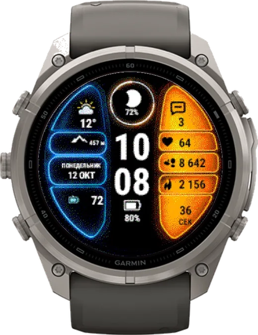 СПЛИТ на fēnix 9 Pro Solar 51mm
