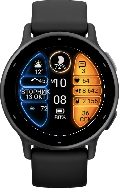 Циферблат СПЛИТ на Garmin vívoactive 5