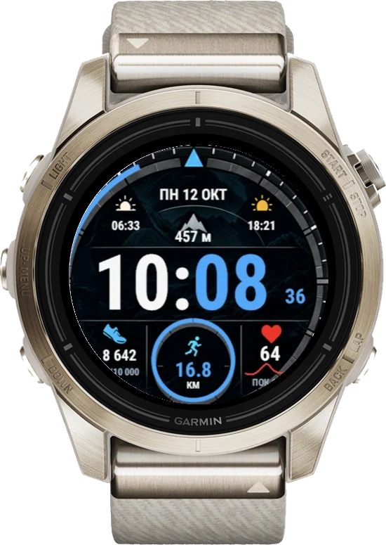 Циферблат СПОРТ на Garmin epix 2 Pro 42mm