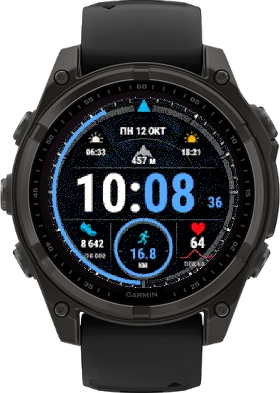 Циферблат СПОРТ на Garmin fēnix 8 Solar 47mm