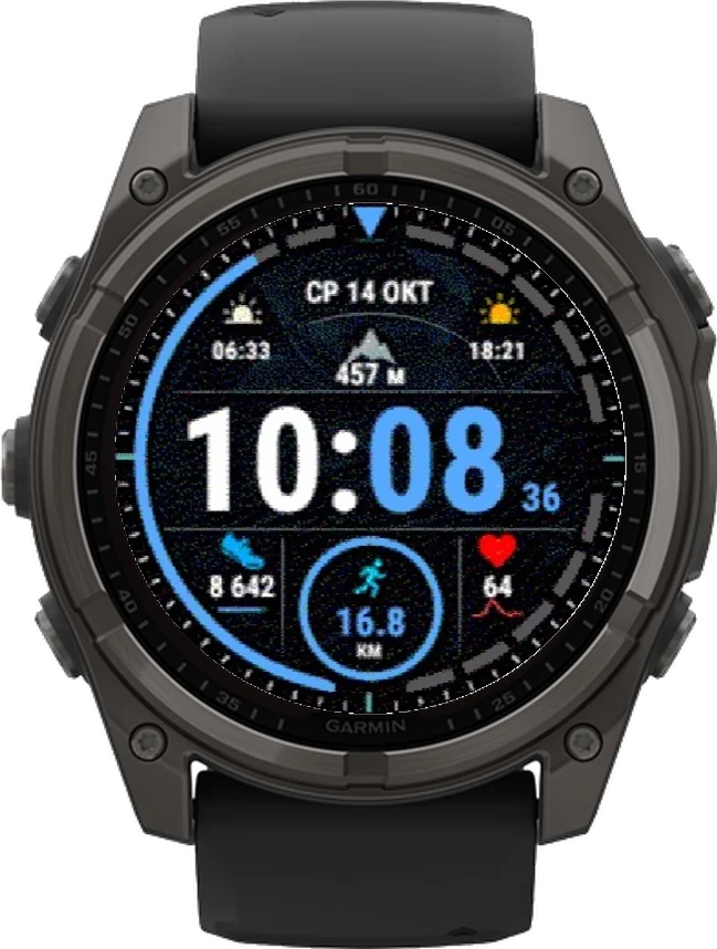 Циферблат СПОРТ на Garmin fēnix 8 Solar 51mm