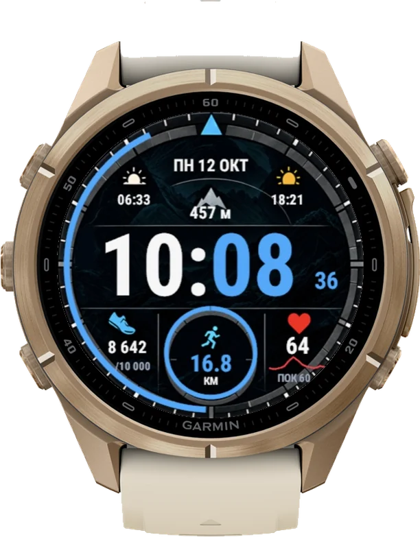 Циферблат СПОРТ на Garmin fēnix 9 Pro 43mm