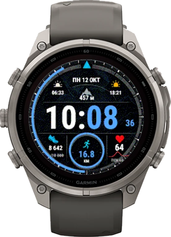 Циферблат СПОРТ на Garmin fēnix 9 Pro Solar 47mm