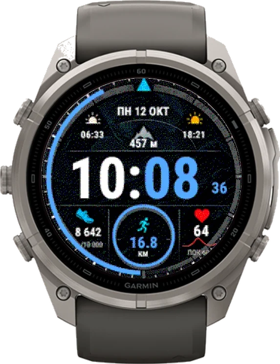Циферблат СПОРТ на Garmin fēnix 9 Pro Solar 51mm