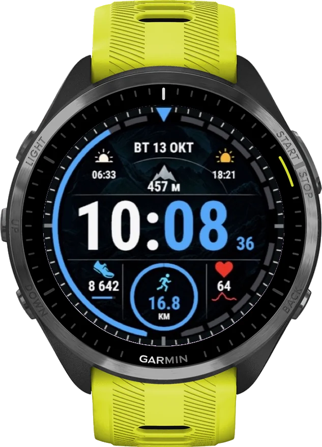 Циферблат СПОРТ на Garmin Forerunner 965