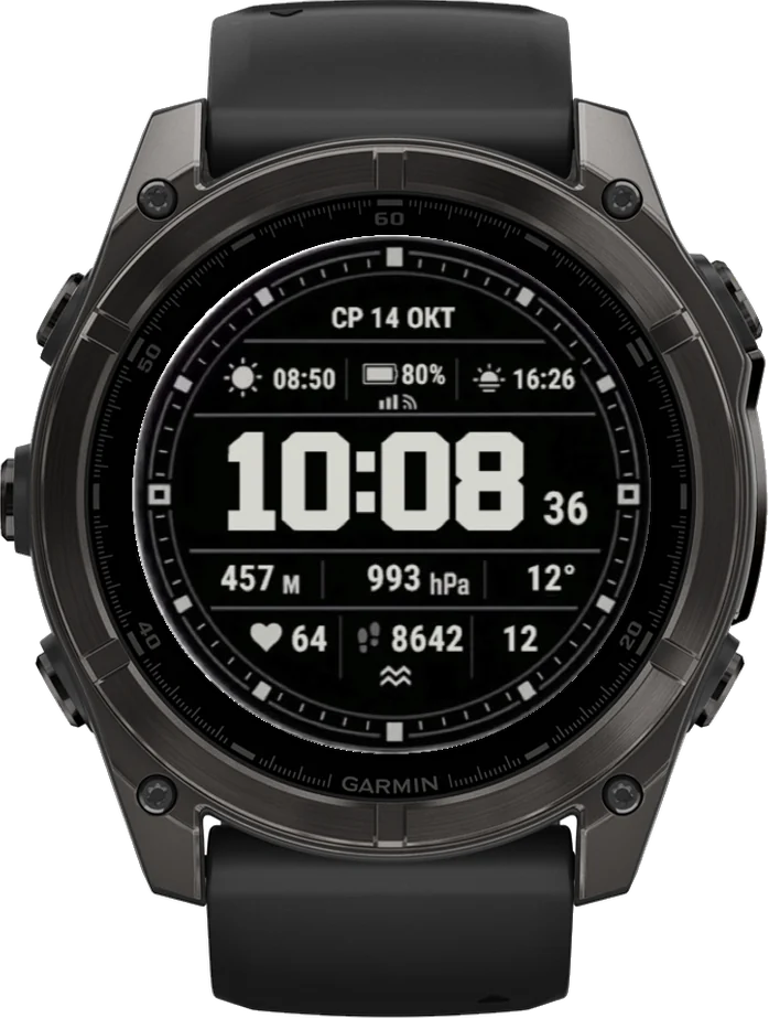 Циферблат TACTICAL STEALTH на Garmin fēnix 8 47/51mm