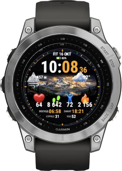 Циферблат СТИХИЯ для Garmin fēnix 7 47mm