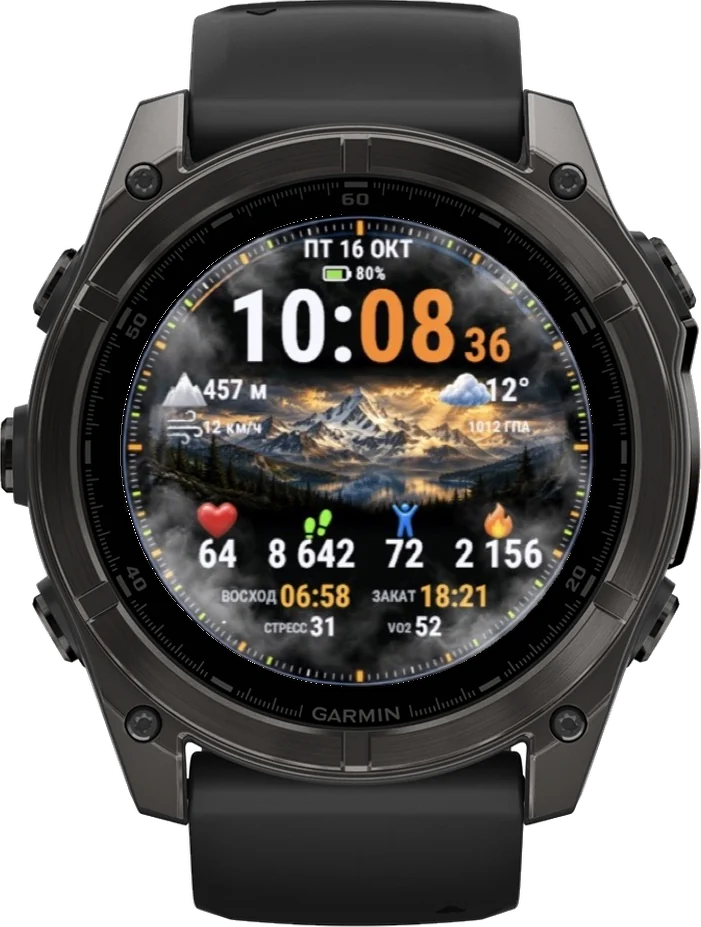 Циферблат СТИХИЯ на Garmin fēnix 8 47/51mm