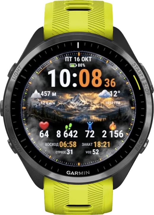 Циферблат СТИХИЯ для Garmin Forerunner 965