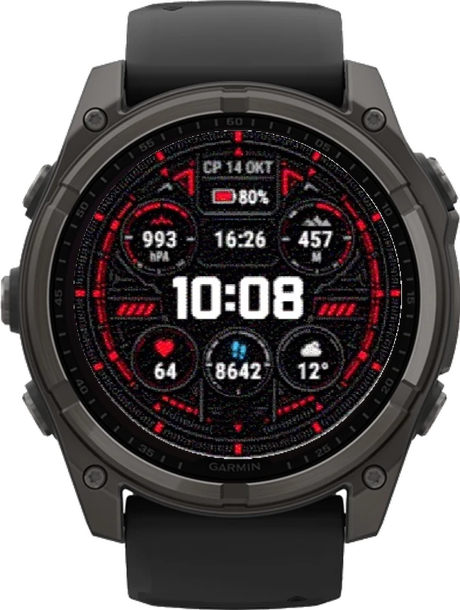 Циферблат TACTICAL STRIKE на Garmin fēnix 8 Solar 51mm