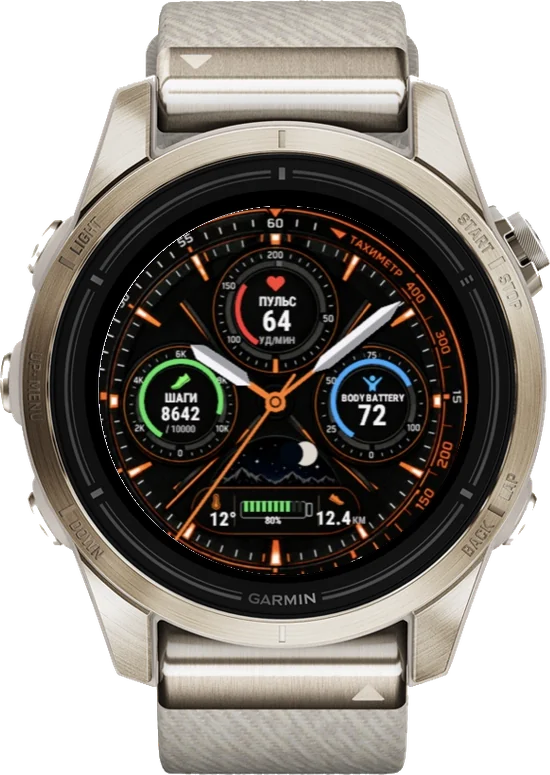 Циферблат ТАХИМЕТР на Garmin epix 2 Pro 42mm