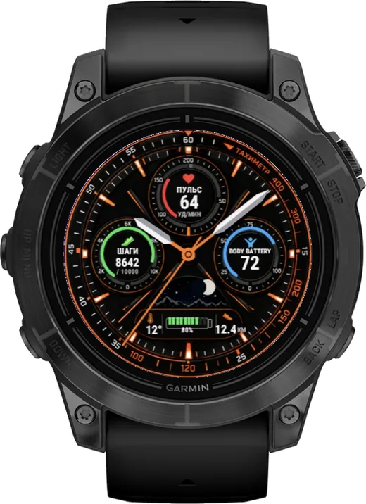 Циферблат ТАХИМЕТР для Garmin epix 2 Pro 47mm