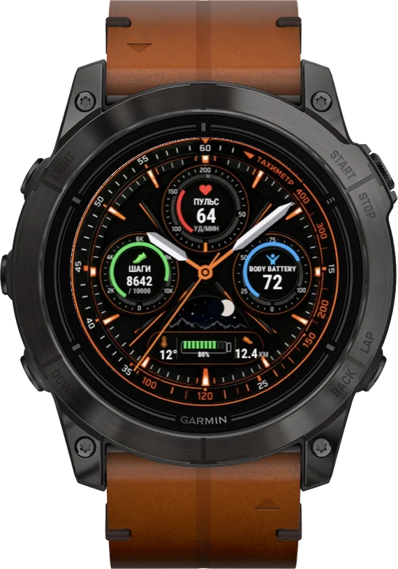 Циферблат ТАХИМЕТР на Garmin epix 2 Pro 51mm