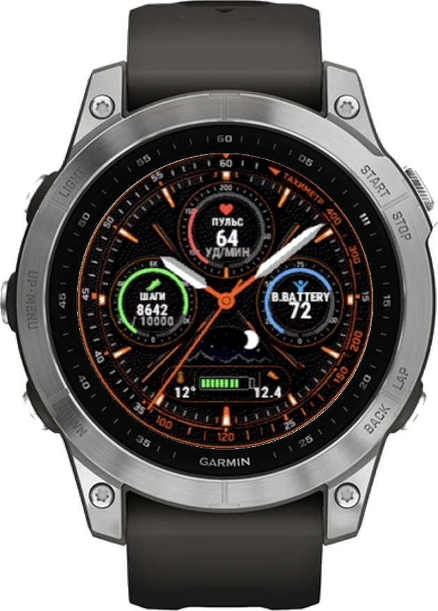 Циферблат ТАХИМЕТР на Garmin fēnix 7 47mm