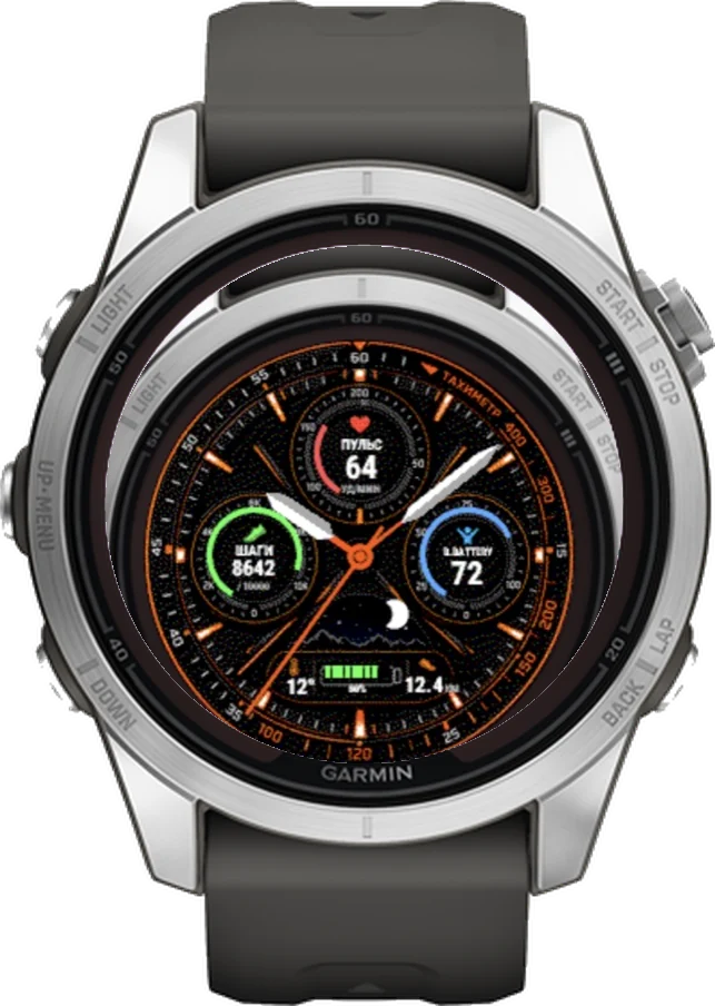 Циферблат ТАХИМЕТР на Garmin fēnix 7S Pro 42mm