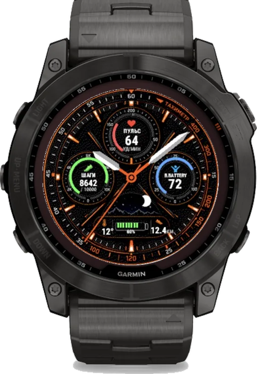 ТАХИМЕТР на fēnix 7X 51mm