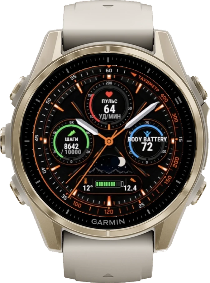 Циферблат ТАХИМЕТР на Garmin fēnix 8 43mm