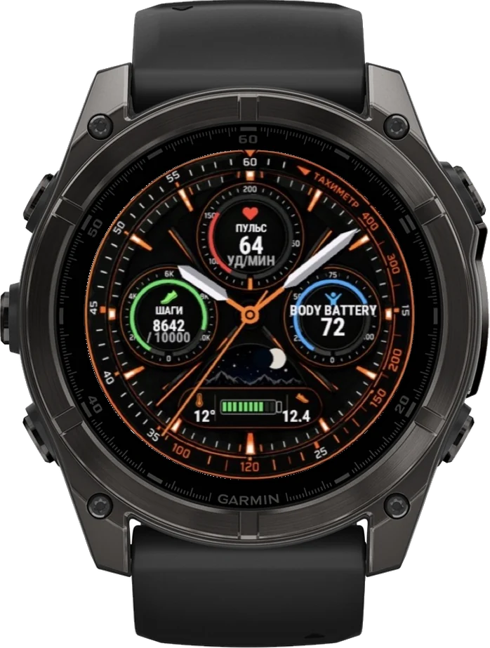 Циферблат ТАХИМЕТР на Garmin fēnix 8 47/51mm