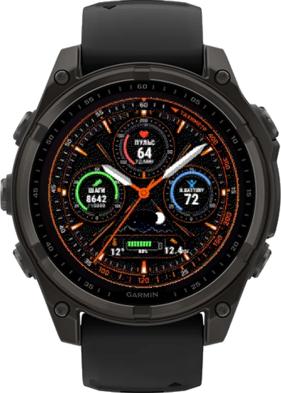 Циферблат ТАХИМЕТР на Garmin fēnix 8 Solar 47mm