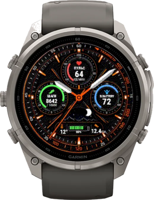 ТАХИМЕТР на fēnix 9 Pro Solar 51mm