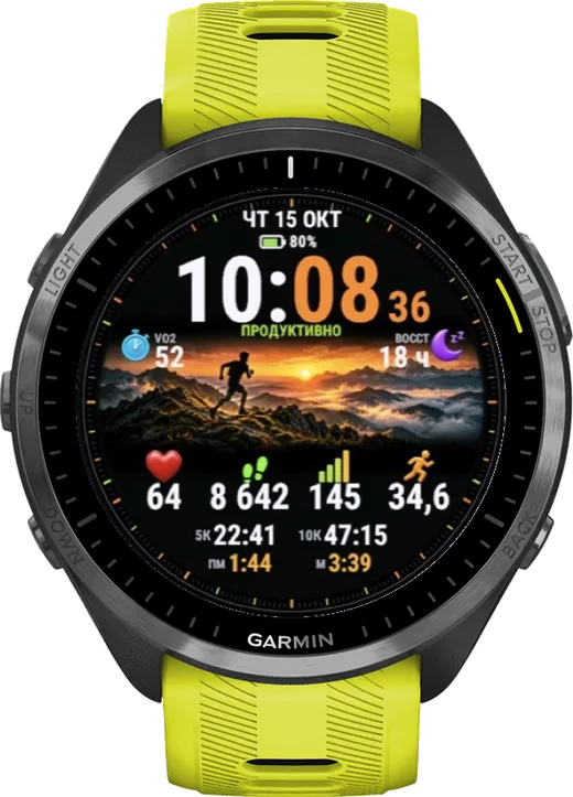 Циферблат ТЕМП для Garmin Forerunner 965