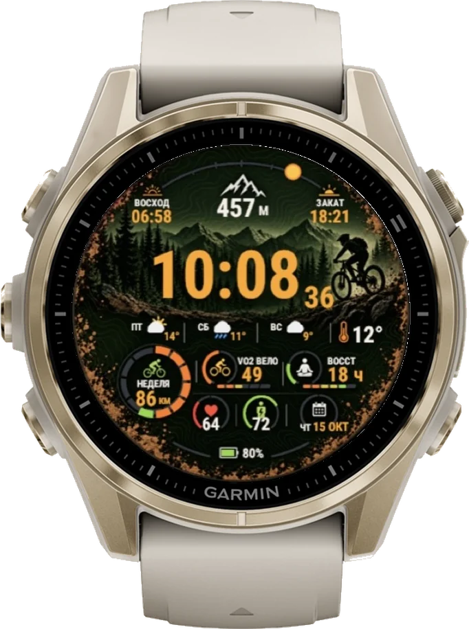 Циферблат ТРОПА на Garmin fēnix 8 43mm