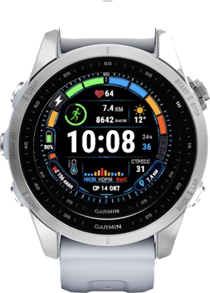 Циферблат VELOCITY на Garmin fēnix 7S 42mm