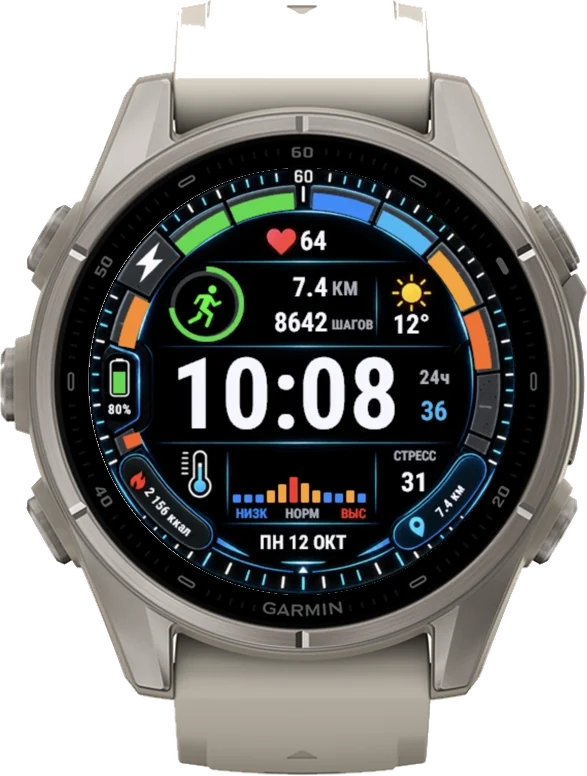 Циферблат VELOCITY на Garmin fēnix 9 43mm