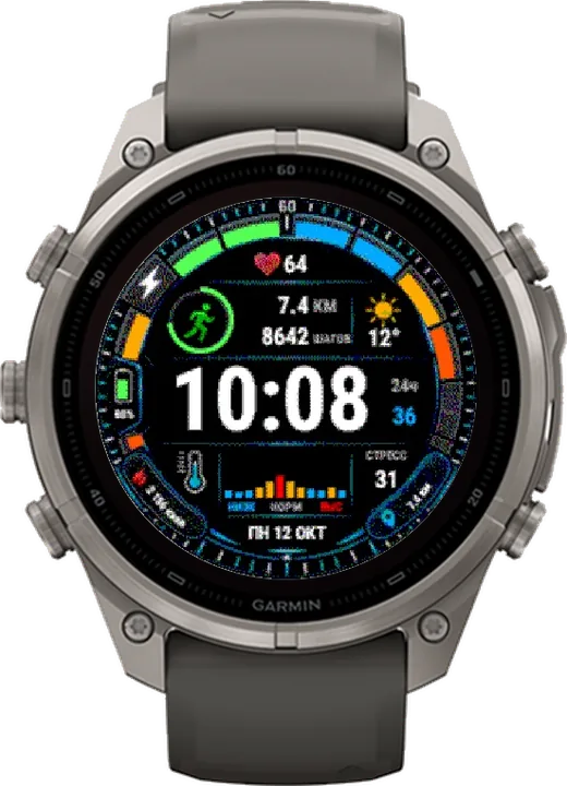 Циферблат VELOCITY для Garmin fēnix 9 Pro Solar 47mm