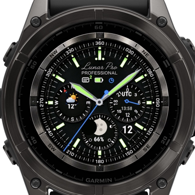 Циферблат ЛУНА для Garmin