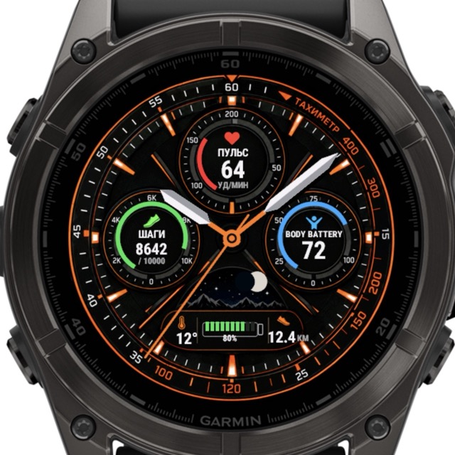 Циферблат ТАХИМЕТР для Garmin